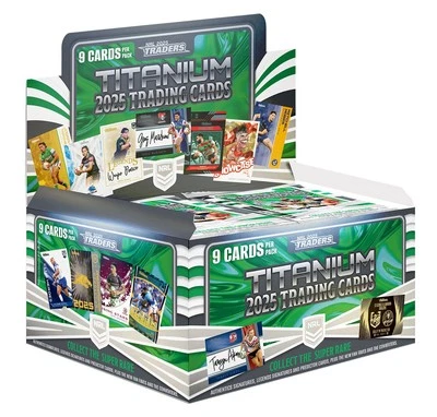 NRL 2025 Traders Titanium Sealed Box (36 Packs)