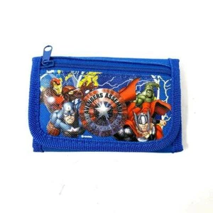 Marvel Avengers Kids Tri-Fold Wallet Coin Holder Bag [Blue] - Picture 1 of 2