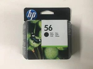 original HP Tintenpatrone 56 Black / Schwarz C6656A ( 09/2020 ) OVP Rechnung - Afbeelding 1 van 2