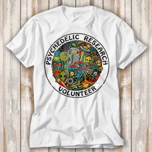 Psychedelic Research Volunteer Magic Mushroom T Shirt Adult Top Tee Unisex 4045 - Picture 1 of 3