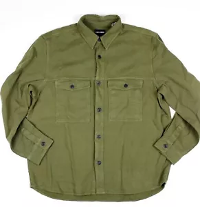 A ESTRENAR- C.O.F. Studio Shacket Brushed Twill- Militar- XL- MSRP $207 - Imagen 1 de 5