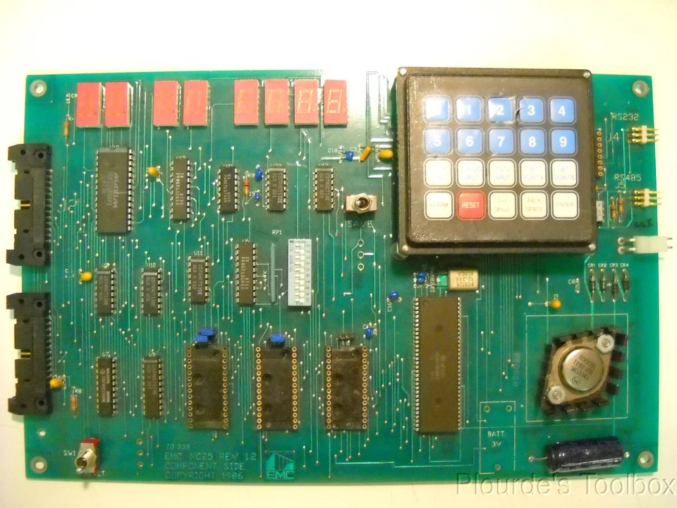 Placa de control del enfriador Danfoss NC25 Rev 1.2 - para piezas Foto 1 de 4