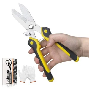 Scissors Heavy duty 9-inch Shears Multipurpose Easy Cutting Iron Sheet Carpet... - Picture 1 of 6