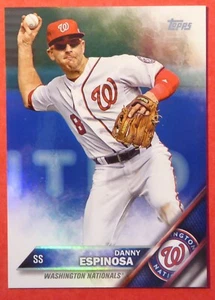 2016 Topps Danny Espinosa Rainbow Foil #390 (Nationals) SP Insert - Picture 1 of 1