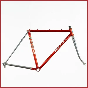 BOERIS COLUMBUS STEEL FRAME SET VINTAGE 70S ROAD BIKE RACING BICYCLE OLD LUGS - Picture 1 of 24