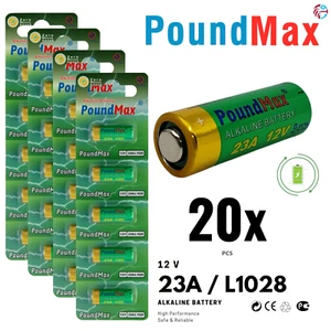 PoundMax 23A / L1028 Batteries 12v Alkaline Battery Combo Pack - 20 Count - Picture 1 of 8