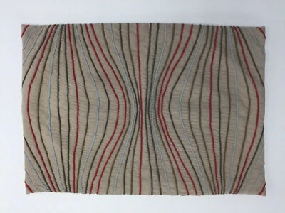 MODERNO por NOBLE EXCELLENCE 14" x 20" Almohada Falsa - Caqui - Diseño Bordado Foto 1 de 4