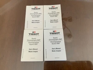Tissot Watch Instructions Booklet Users Manual Quartz Chronographs GMT only ONE - Picture 1 of 1