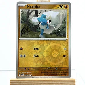 Meditite 082/162 Reverse Holo Pokemon TCG Scarlet & Violet Temporal Forces - Picture 1 of 4