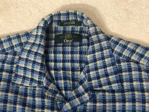 Orvis Mens Button-Down Shirt Short Sleeve Size Large Plaid 100% Cotton Woven - Picture 1 of 6