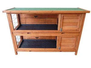 point-zoo Kleintierstall Hasenstall 136,5x50x93cm - Bild 1 von 9