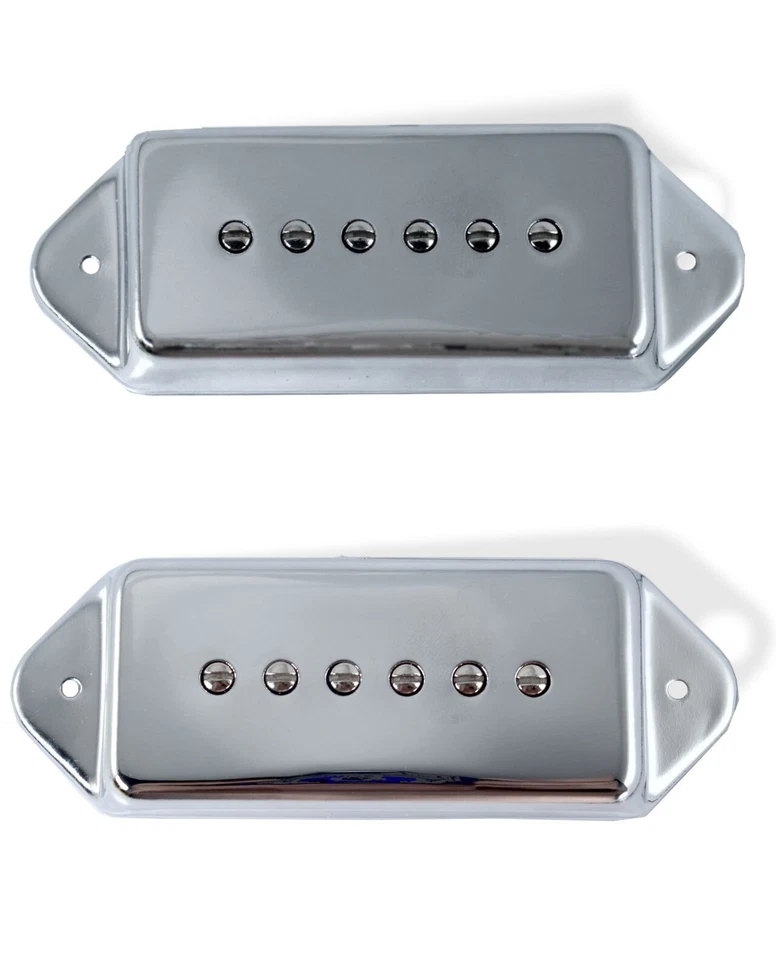 Pickup P9 Dogear Neck Bridge Set 7.5K adjustable pole Chrome 081082CH - Image 1 of 4