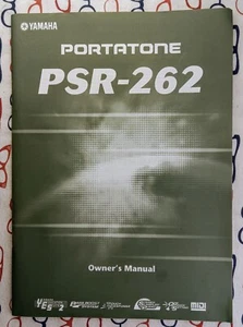 Yamaha Portatone PSR-262 Keyboard Owner's Manual & Warranty Card 2000 - Imagen 1 de 8