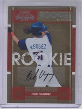2008 Playoff Contenders Season Ticket Autographs #40 Niko Vasquez  