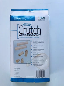 Crutches Accessories Kit with Foam Underarm Crutch Pads, Closed-Style Hand Grip - Picture 1 of 2