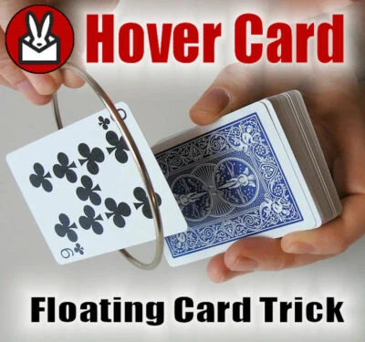 FLOATING CARD MAGIC TRICK RISING FLOAT HOVER BICYCLE GIMMICK TUTORIAL SEE VIDEO - Image 1 of 2
