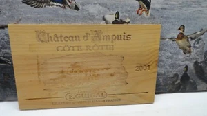 CHATEAU D'AMPUS 2001 COTE ROTIE HOLZ WEINPLATTE END RHONE FRANKREICH WP-6 - Bild 1 von 3