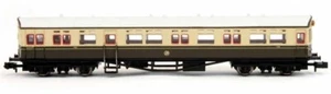 Dapol 2p-004-015 GWR  Shirtbutton 194 Chocolate & Cream Autocoach N Gauge - Picture 1 of 11
