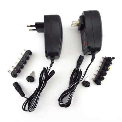 Adjustable AC DC 30W 3V 4.5V 5V 6V 7.5V 9V 12V 2A Power Supply Adapter Converter - Image 1 of 4