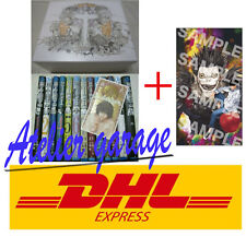 Wallpaper + USED Death Note Vol.1-13+Storage BOX & Bonus Card Set Japanese Manga