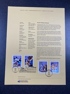USPS #4025-28 El arte del romance de Disney primer día de emisión 2006 - Imagen 1 de 2