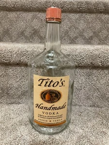Tito's Handmade Vodka Bottle (empty) 1.75 Liter w/handle - Picture 1 of 4