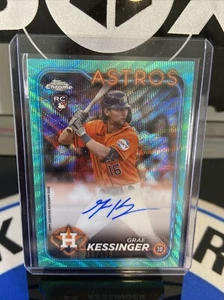 2024 Topps Cromo - Autógrafos de Novato Aqua Wave Refractor #RA-GK Grae Kessinger - Imagen 1 de 3