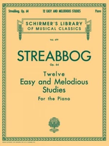 Streabbog - 12 Easy and Melodious Studies Op 64 Grade 2 Piano Book 050255200 - Picture 1 of 1