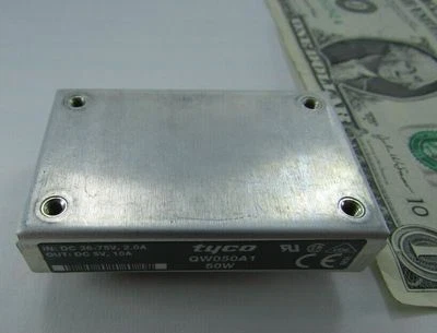 Tyco DC Power Converters, In DC 36-75V 2A, Out DC 5V 10A 50W QW050A1 Lucent New - Image 1 of 4