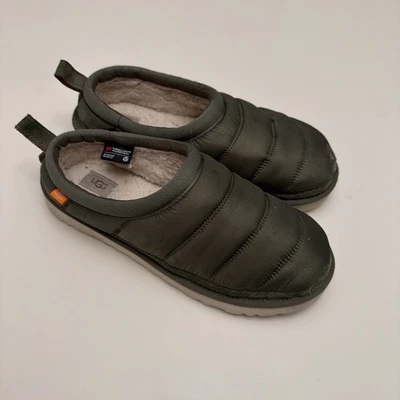 Zapatillas sin cordones UGG para hombre 11 verdes Thinsulate zapatos cálidos forrados de vellón cómodos Foto 1 de 4