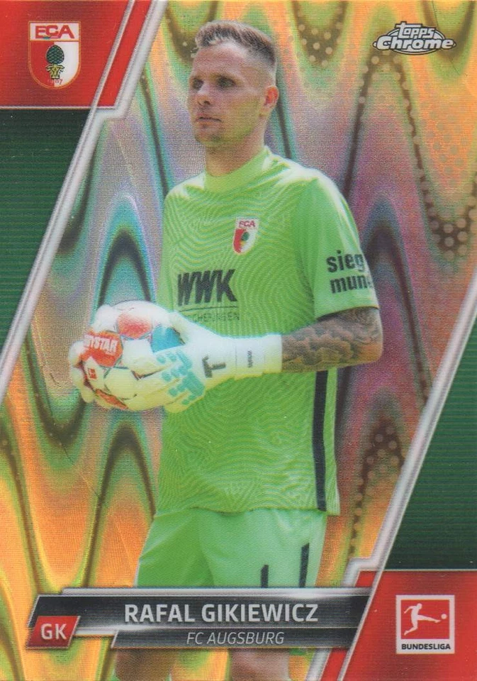 2021-22 Topps Chrome Bundesliga Soccer Cards Gold RayWave Refractors: Pick List - Image 1 of 1