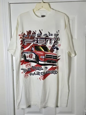 Camiseta De Colección Richard Petty Gráfica Para Hombre Blanca XL Dodge Truck Motorsports Foto 1 de 4
