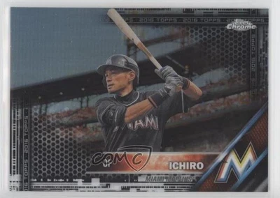 2016 Topps Chrome Black Refractor Ichiro Suzuki Ichiro #116 HOF - Image 1 of 2