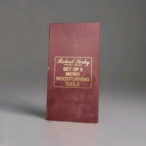 Robert Sorby set di 5 utensili per tornitura legno Made in Sheffield England in scatola - Foto 1 di 11