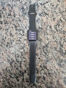 Apple Watch Series 3 42mm Aluminium Case with Sports Band - Space Gray/Black - Zdjęcie 1 z 5