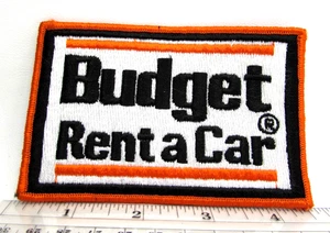 Vintage Budget Rent A Car Patch Parsippany New Jersey Automobile Automotive - Picture 1 of 3