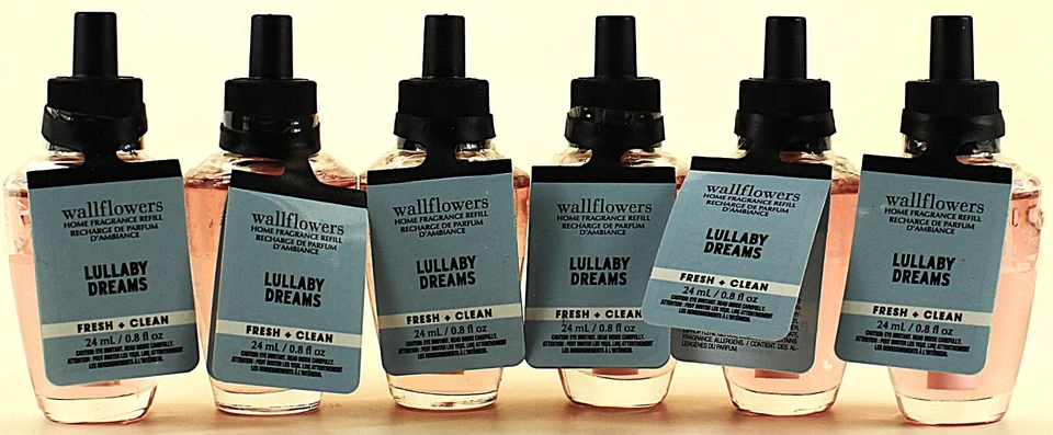 CANTIDAD 6 - Recambios de aceite fragancia para el hogar Bath & Body Works LULLABY DREAMS Wallflowers Foto 1 de 1