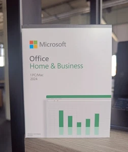 Microsoft Office Home and Business 2024 (EP2-06631), Original, Genuine, PC/MAC - Afbeelding 1 van 4