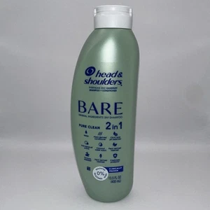 Head & Shoulders BARE beruhigendes Feuchtigkeits-Schuppen-Shampoo 13,5 Unzen Ablaufdatum 06/2026 - Bild 1 von 4