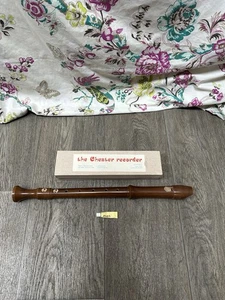 Vintage The Chester Recorder Wooden - 3 Piece Recorder In Box - Picture 1 of 12