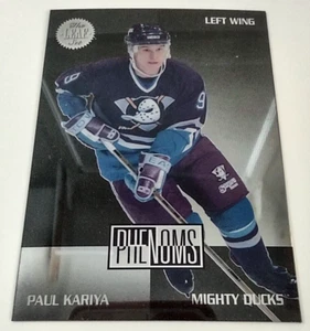 1994-95 Blattphänomene #5 Paul Kariya Mighty Ducks Anaheim Kratzer - Bild 1 von 10
