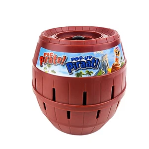 Tomy Pop Up Pirate Game 1979 Replacement Parts Brown Barrel Pic Pirate - Picture 1 of 5