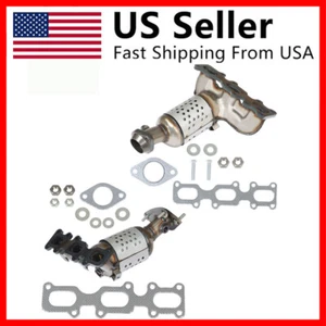 For Ford Taurus 3.5L 2013-2019 Manifold Catalytic Converter Front Left & Right - Picture 1 of 11