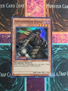 Yu-Gi-Oh! Armadeddon Knight The Secret Forces THSF-EN035 Unlimited Super Rare NM - Picture 1 of 4
