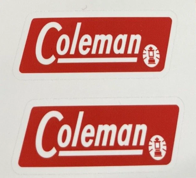 Coleman Lantern and Stove Decals Set of 2 1971-83