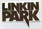 Petit autocollant nom du groupe de rock métal noir et blanc Linkin Park 7,5 cm x 5,4 cm