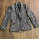 Vintage Harve Benard woman’s wool blazer unique print fully lined jacket
