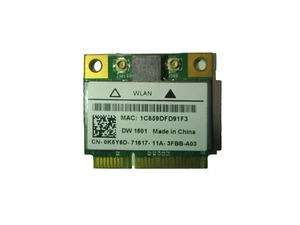 Tarjeta inalámbrica WiFi Broadcom BCM94313HMG2L DW1501 para Dell - Imagen 1 de 2