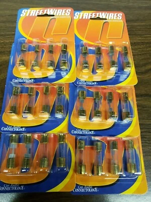 StreetWires SE 25 AMP Agu Style Gold Plated Fuse Glass Tube Car Audio 04250 - Image 1 of 3