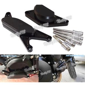 Engine Stator Crash Pad Slider Protector Black Fit 2000-2005 SUZUKI GSXR 600 750 - Picture 1 of 12